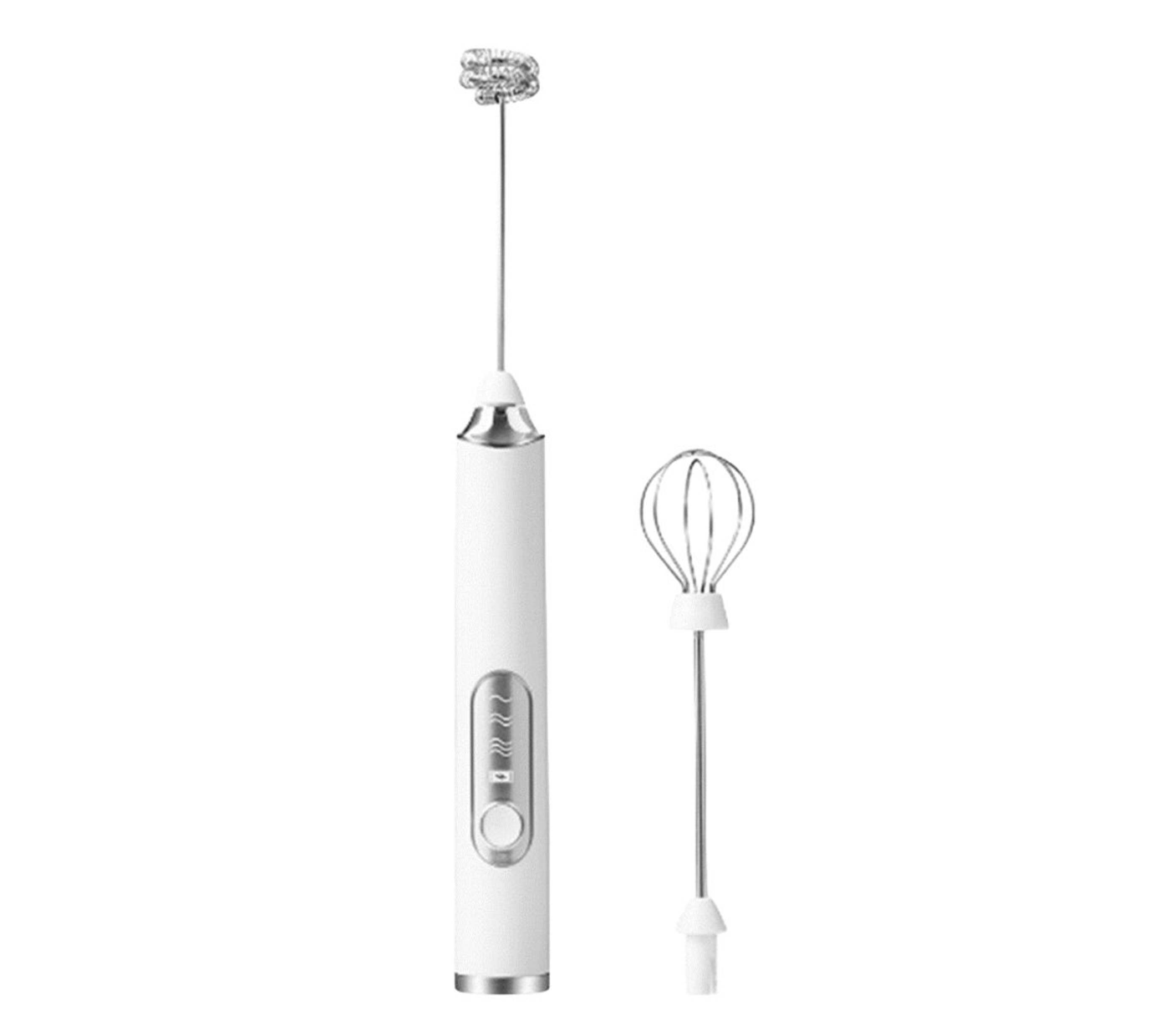 Handheld Milk Frother with Interchangeable Heads